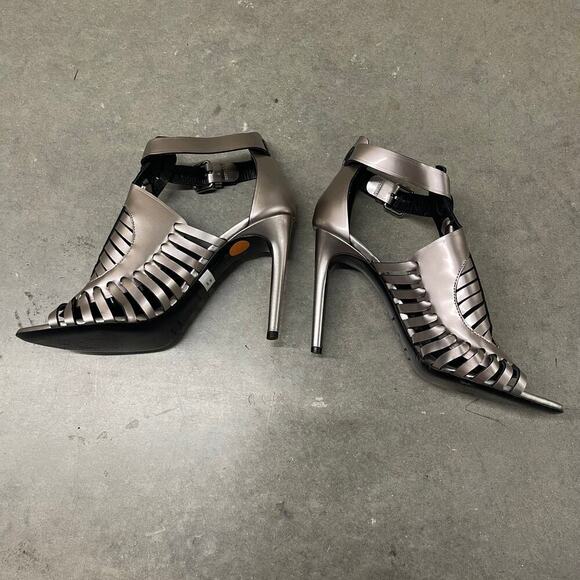 Proenza Schouler Women's Metallic Spartan High Heels Shoes Size 40 - Picture 10 of 12